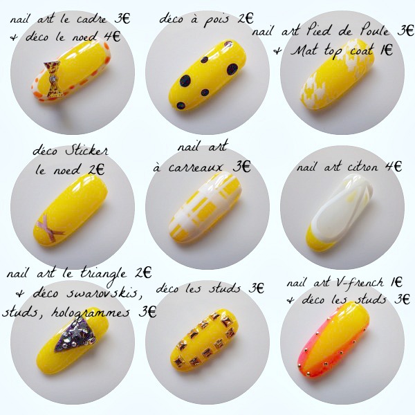 02 promo avril modeles ongles nail art jaune ONGLE GELS UV À DOMICILE, NAIL ART, VERNIS SEMI PERMANENT, STYLISTE PROTHÉSISTE ONGULAIRE À NANTES .jpg.jpg.jpg.jpg