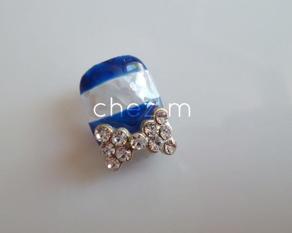 P1060784 soak off gel nail UV modele nail art raye marin bijoux nouer coquillage