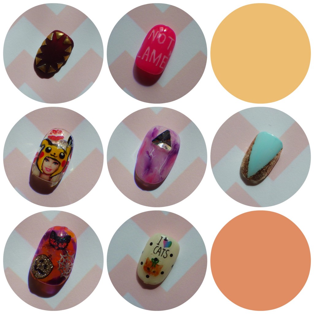 nail art en gel 2014aw
